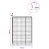 Gabion 5 mm langasta ja 10x10 cm verkosta 150x100x200 cm