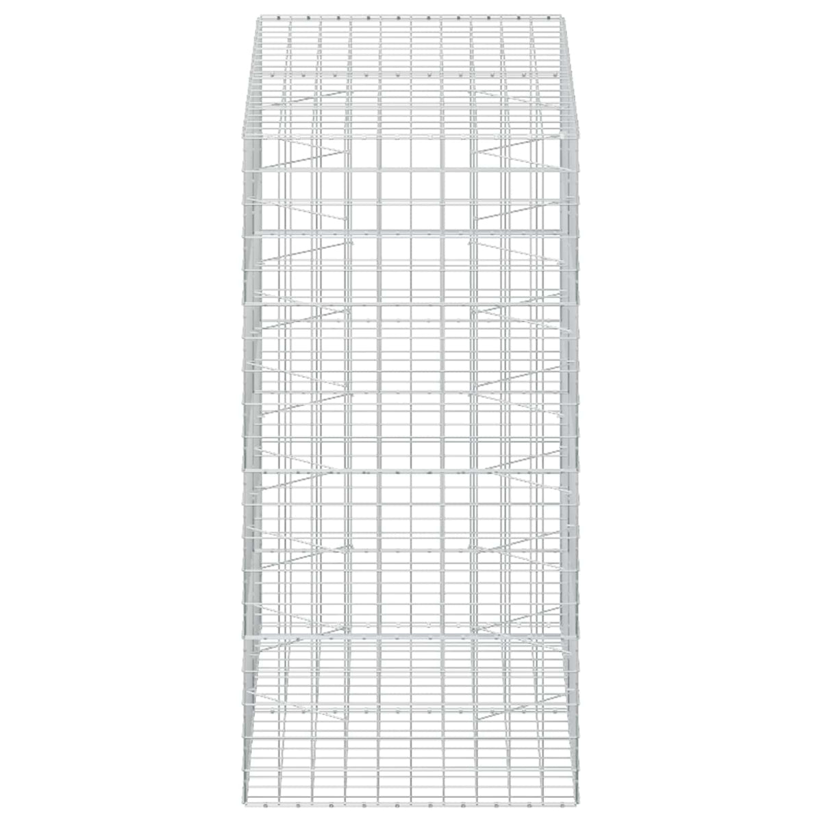Gabion 5 mm langasta ja 10x10 cm verkosta 200x100x200 cm