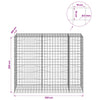 Gabion 5 mm langasta ja 10x10 cm verkosta 250x100x200 cm