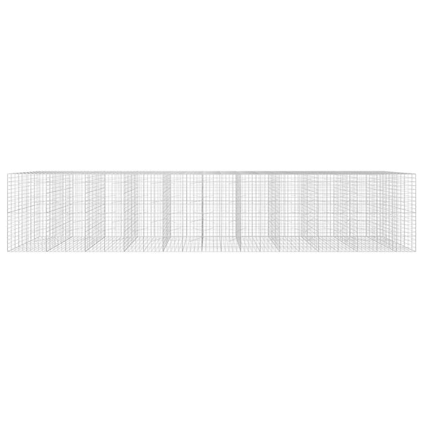 Gabion 5 mm langasta ja 10x10 cm verkosta 1050x100x200 cm