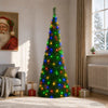 Pop-up LED-joulukuusi 180 cm 150 LEDiä Polyvinyylikloridi