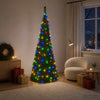 Pop-up LED-joulukuusi 210 cm 200 LEDiä Polyvinyylikloridi