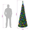 Pop-up LED-joulukuusi 210 cm 200 LEDiä Polyvinyylikloridi