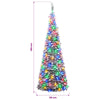 Pop-up LED-joulukuusi 150 cm 100 LEDiä Polyvinyylikloridi