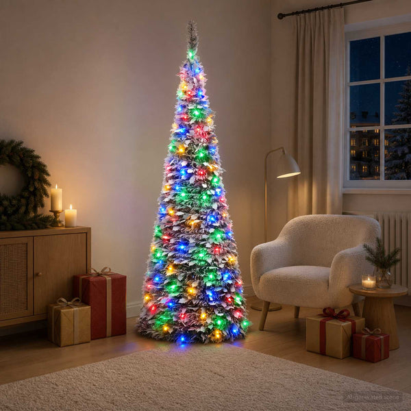 Pop-up LED-joulukuusi 180 cm 150 LEDiä Polyvinyylikloridi