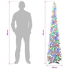 Pop-up led-joulukuusi koristetähdellä 180 cm 100 LEDiä PET