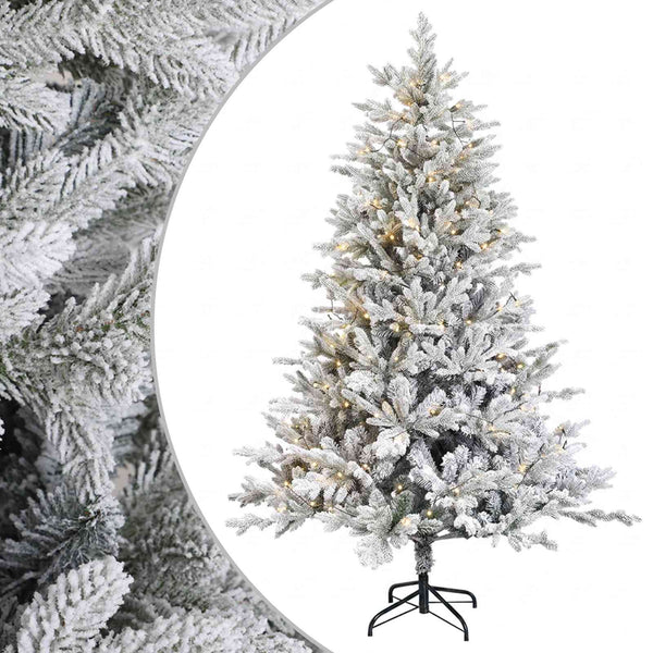 Salkomallinen tekoinen joulukuusi 150 cm 150 LEDiä