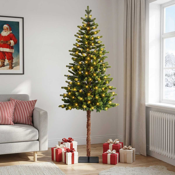 Salkomallinen tekoinen joulukuusi 120 cm 150 LEDiä