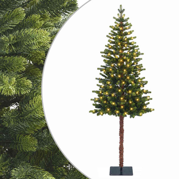 Salkomallinen tekoinen joulukuusi 120 cm 150 LEDiä