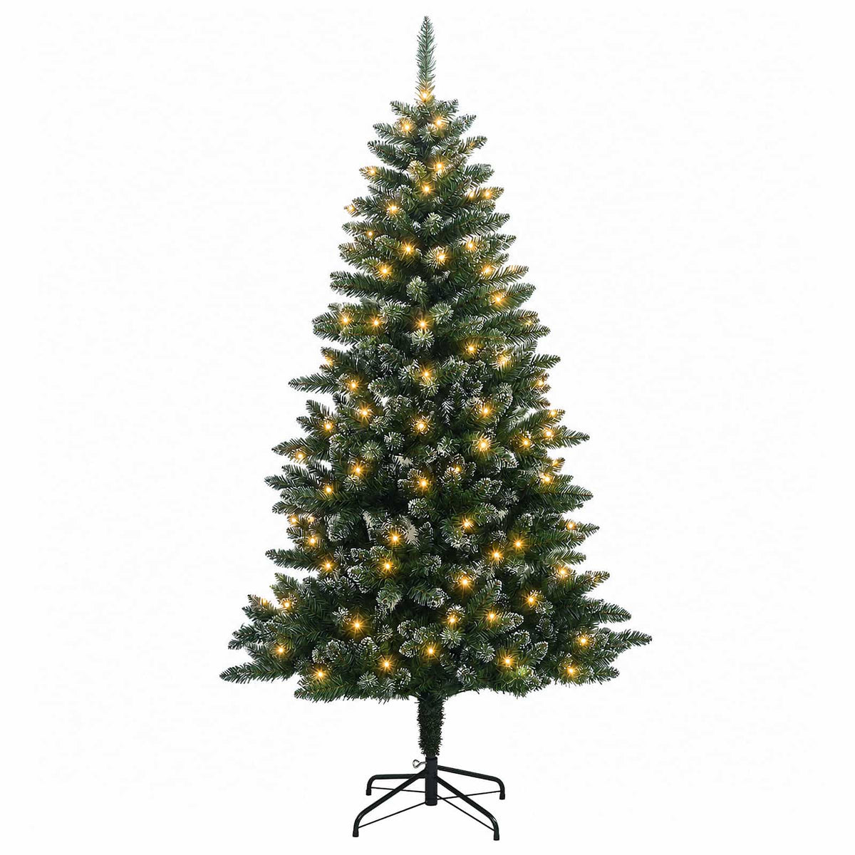 Salkomallinen tekoinen joulukuusi 120 cm 150 LEDiä
