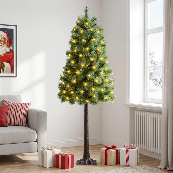 Salkomallinen tekoinen joulukuusi 150 cm 150 LEDiä