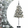 Muovinen joulukuusi koristeilla 120 cm 150 LEDiä