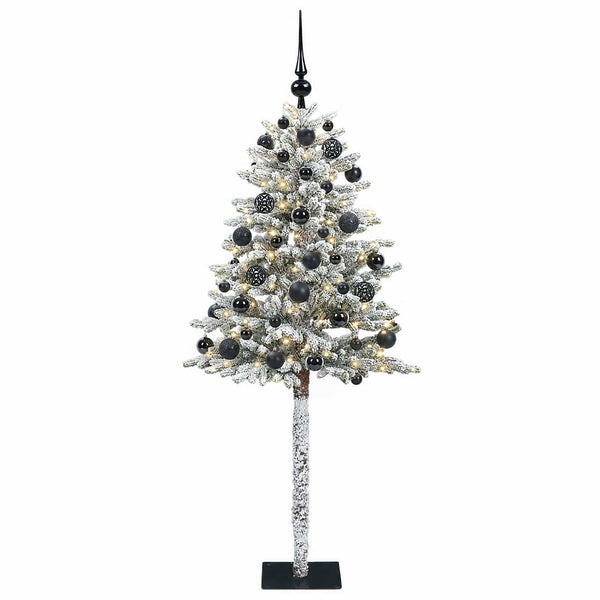 Muovinen joulukuusi koristeilla 120 cm 150 LEDiä