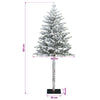 Muovinen joulukuusi koristeilla 120 cm 150 LEDiä