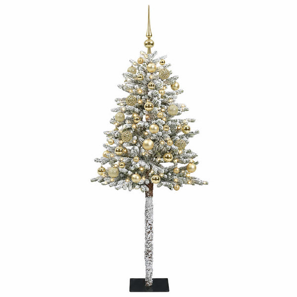 Muovinen joulukuusi koristeilla 120 cm 150 LEDiä