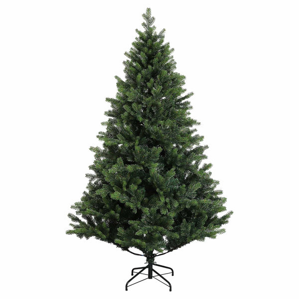 Muovinen joulukuusi koristeilla 150 cm 150 LEDiä