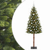 Muovinen joulukuusi koristeilla 120 cm 150 LEDiä