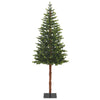 Muovinen joulukuusi koristeilla 120 cm 150 LEDiä