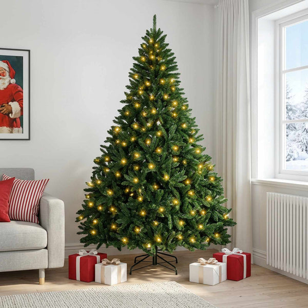 Salkomallinen tekoinen joulukuusi 270 cm 600 LEDiä