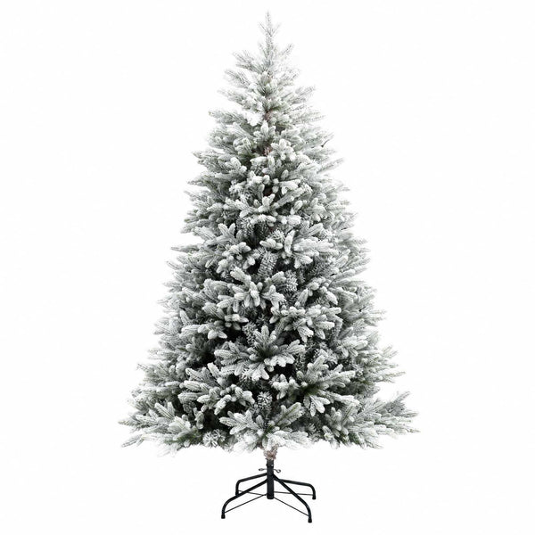 Muovinen joulukuusi koristeilla 240 cm 300 LEDiä