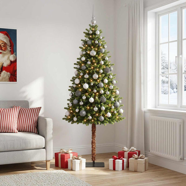 Muovinen joulukuusi koristeilla 120 cm 150 LEDiä