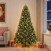 Muovinen joulukuusi koristeilla 270 cm 300 LEDiä