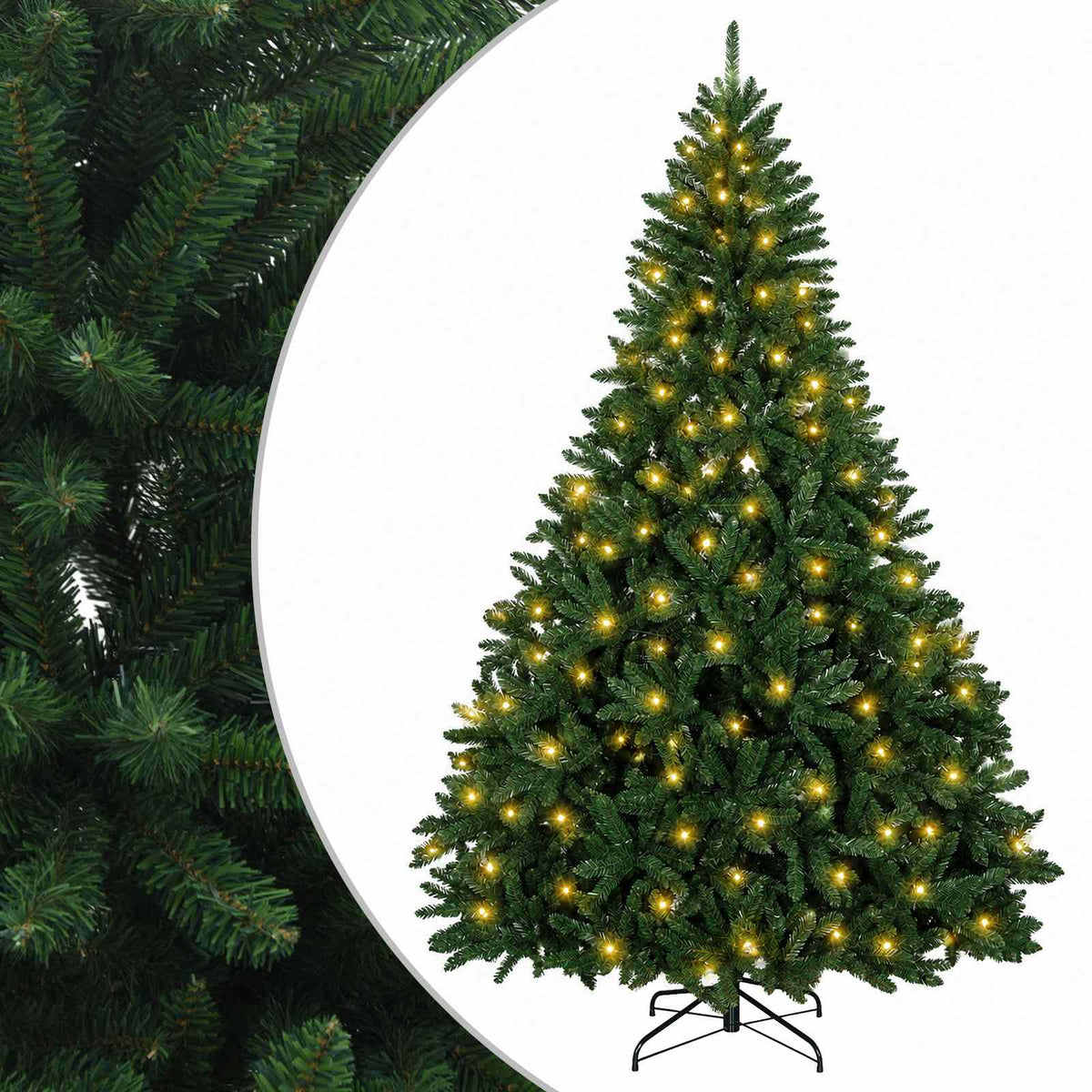 Salkomallinen tekoinen joulukuusi 270 cm 300 LEDiä