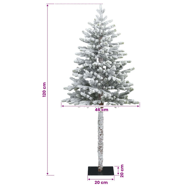 Salkomallinen tekoinen joulukuusi 120 cm PVC ja metalli