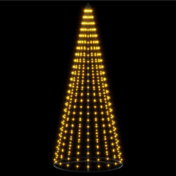 LED-joulupuu EKENAS 235 cm 500 LEDiä Lämpimän Valkoinen Rauta