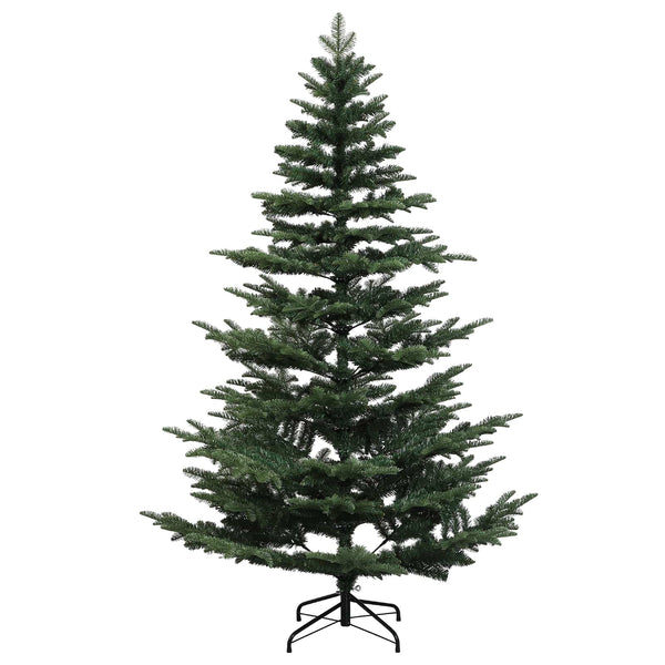 Salkomallinen tekoinen joulukuusi 180 cm PE & PVC Vihreä