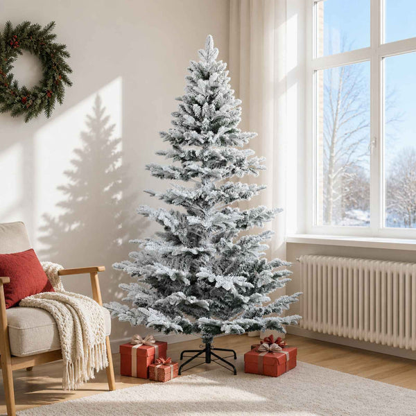 Salkomallinen tekoinen joulukuusi 180 cm PE & PVC