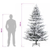 Salkomallinen tekoinen joulukuusi 240 cm PE & PVC