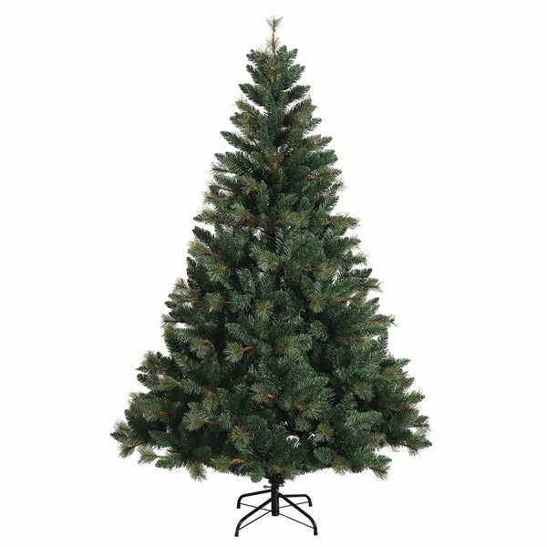 Salkomallinen tekoinen joulukuusi 240 cm PVC ja metalli Vihreä