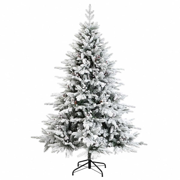 Salkomallinen tekoinen joulukuusi 120 cm PVC ja metalli