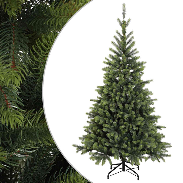 Salkomallinen tekoinen joulukuusi 120 cm PVC ja metalli Vihreä