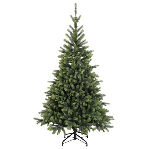 Salkomallinen tekoinen joulukuusi 120 cm PVC ja metalli Vihreä