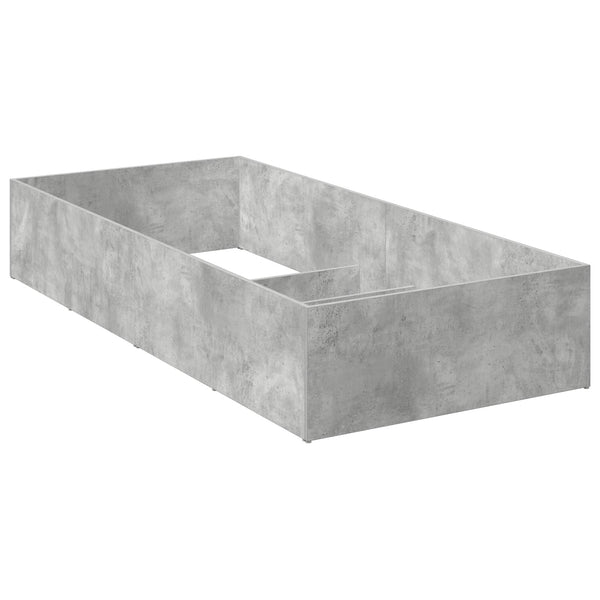 Sängynkehikko säädettävälle sängynpohjalle Betoninharmaa
