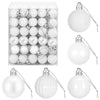 Joulupallosetti 150 kpl valkoinen 3 cm Polystyreeni