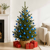 Joulupallosetti 150 kpl Sininen 3 cm Polystyreeni