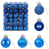Joulupallosetti 150 kpl Sininen 3 cm Polystyreeni