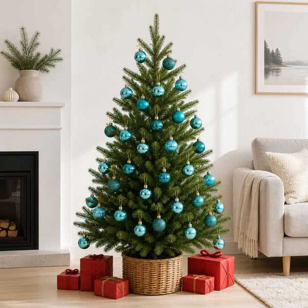 Joulupallosetti 150 kpl Vihreä 3 cm Polystyreeni