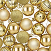 Joulupallosetti 100 kpl Kulta 4 cm Polystyreeni
