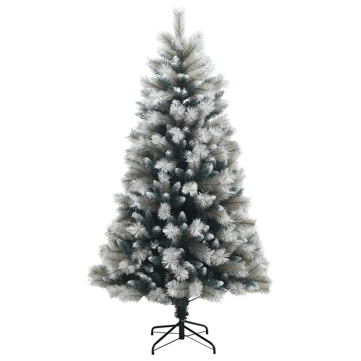 Salkomallinen tekoinen joulukuusi 150 cm PVC ja metalli