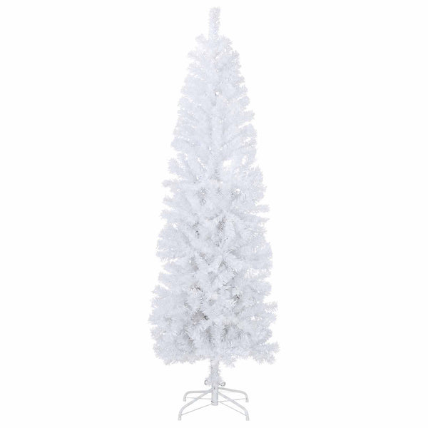 Tekopaksu joulupuu 210 cm PVC ja teräs valkoinen