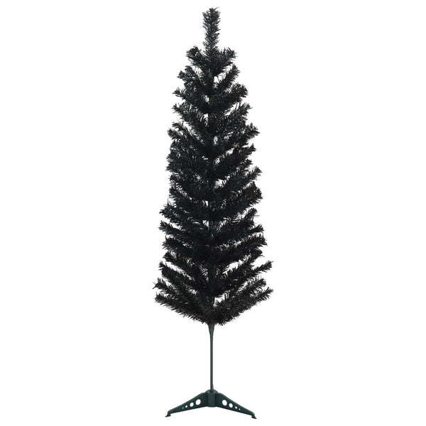 Tekopaksu joulupuu 150 cm PVC ja teräs Musta