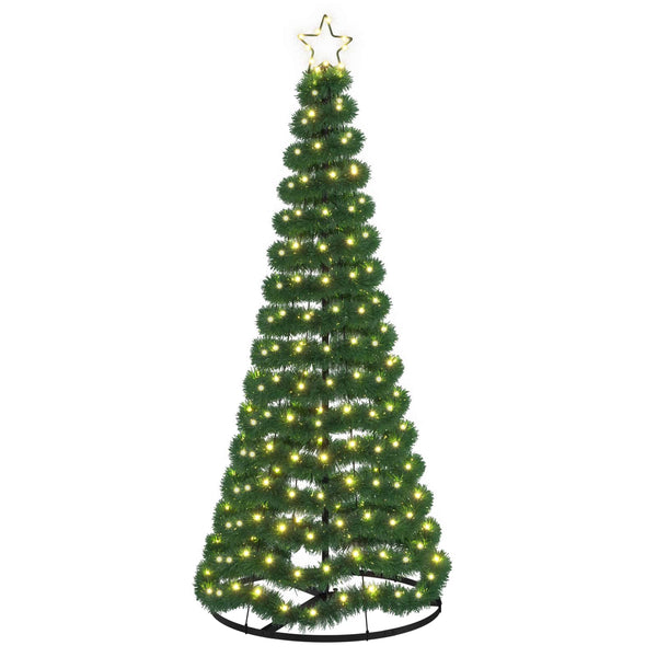 LED-koristekuusi jalustalla EKENAS 180 cm 220 LEDiä