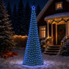 LED-koristekuusi jalustalla EKENAS 300 cm 475 LEDiä Sininen