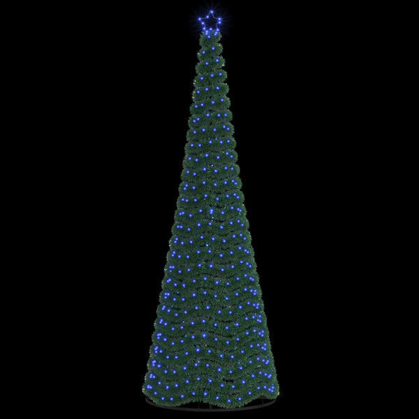 LED-koristekuusi jalustalla EKENAS 300 cm 475 LEDiä Sininen