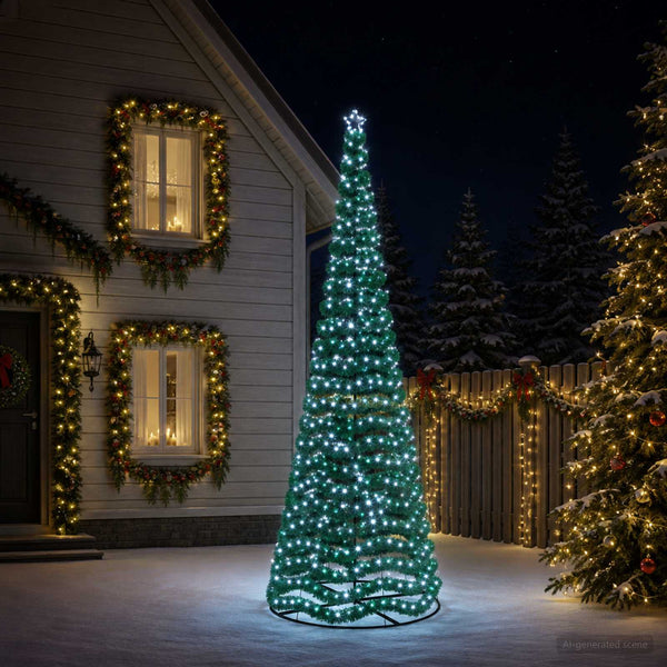 LED-koristekuusi jalustalla EKENAS 400 cm 588 LEDiä