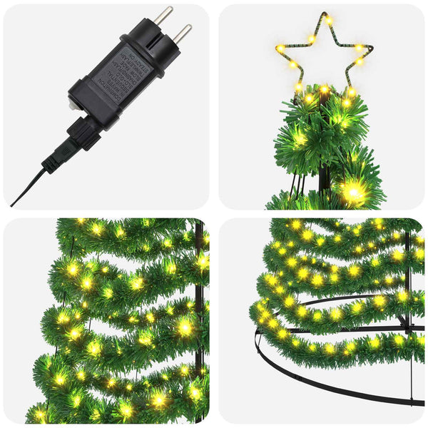 LED-koristekuusi jalustalla EKENAS 500 cm 868 LEDiä